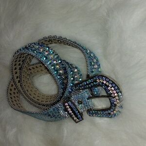 DNA premium wear rhinestone men's belt